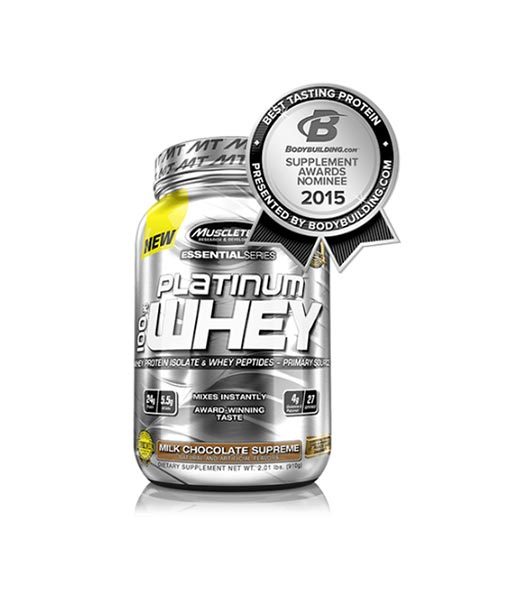 Muscletech – PLATINUM 100% WHEY (908gr)