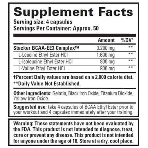 Stacker2 BCAA Ethylester (180caps) systatika