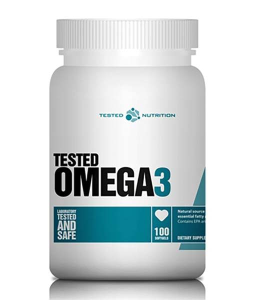 TESTED NUTRITION OMEGA 3 100softgels