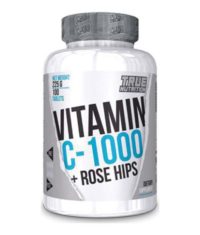 TRUE Nutrition VITAMIN C1000 + Rosehips 100tabs