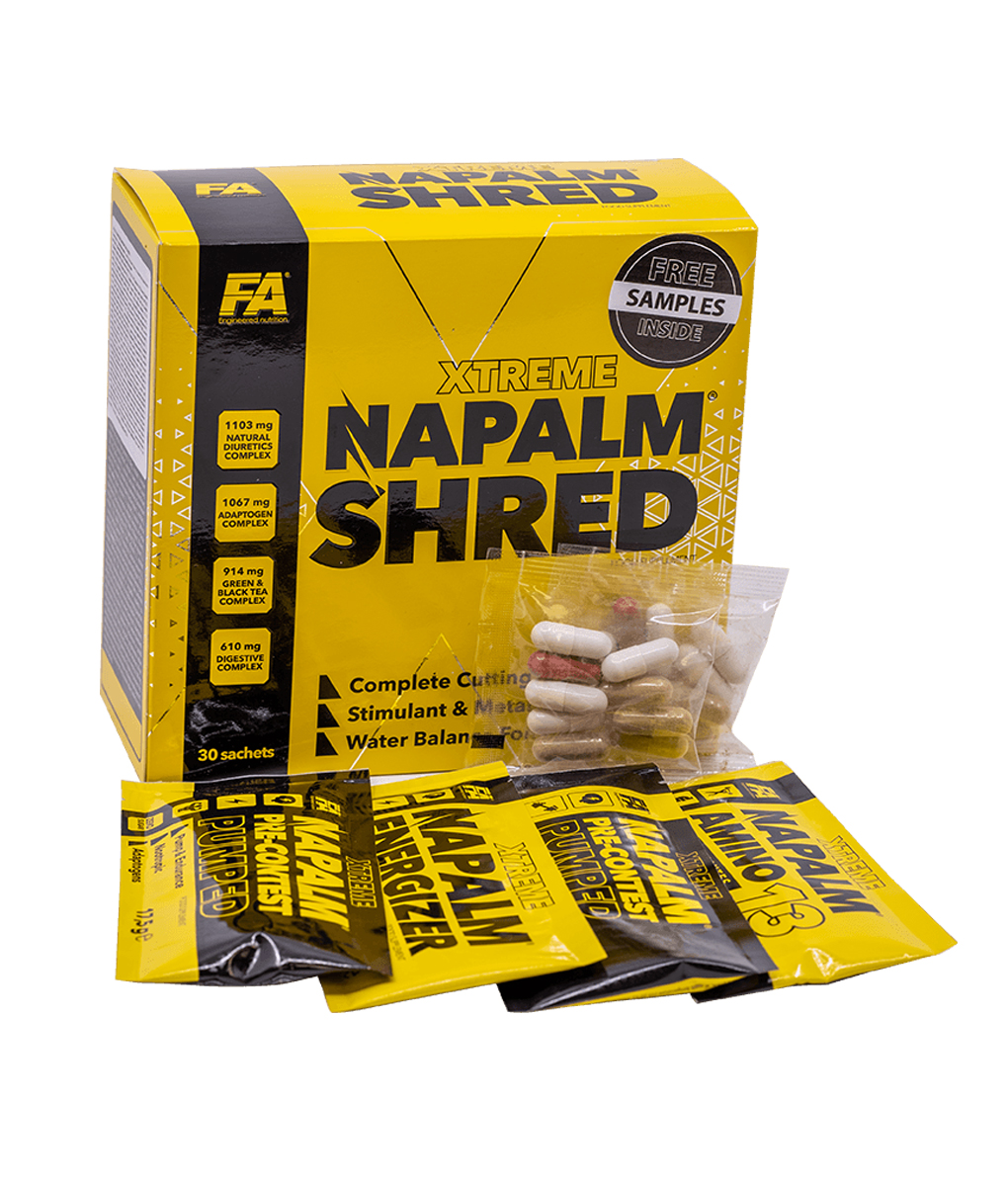 FA Nutrition Xtreme Napalm Shred 30 pacs