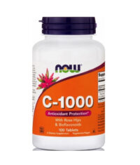 NOW Vitamin C 1000mg with Rose Hips & Bioflavonoids 100tabs